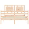 vidaXL Bed Frame without Mattress Small Double Solid Wood