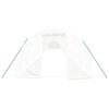 vidaXL Greenhouse with Steel Frame White 72 m² 24x3x2 m