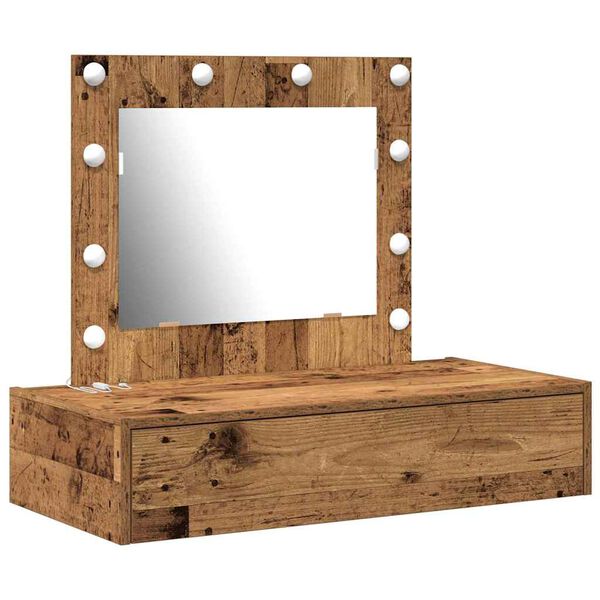 vidaXL Dressing Table Brown 83 x 40 x 70 cm Engineered Wood