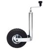 vidaXL Jockey Wheel 48 mm with 2 Support Tubes and 3 Split Clamps