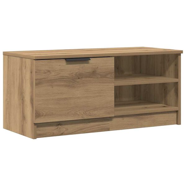 vidaXL TV Cabinet Artisan Oak 80x35x36.5 cm Engineered Wood