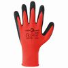 vidaXL Work Gloves 12 pcs Red and Black 7 / S Latex Coating