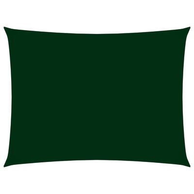 vidaXL Sunshade Sail Oxford Fabric Rectangular 2x4.5 m Dark Green