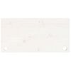 vidaXL Desk Top White 80x40x2.5 cm Solid Wood Pine