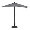 vidaXL Garden Parasol Anthracite 294 x 150 x 223 cm