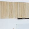 vidaXL Hanging Cabinet with Door Sonoma Oak and White 40 x 31 x 80 cm