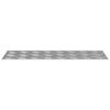 vidaXL Stair Tread Rectangular 2 pcs Silver 60 x 20 cm Aluminium