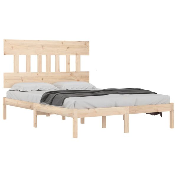 vidaXL Bed Frame without Mattress 120x200 cm Solid Wood