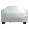 vidaXL Car Cover for Sedan with Buckle Straps Full Silver M