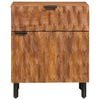 vidaXL Bedside Cabinet Brown 50 x 33 x 60 cm Solid Mango Wood