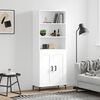 vidaXL Highboard White 69.5x34x180 cm Engineered Wood