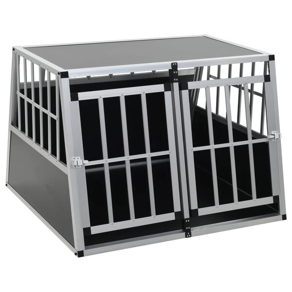 vidaXL Dog Cage with Double Door 94x88x69 cm