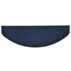 vidaXL Stair Mats Self-adhesive 10 pcs 65x21x4 cm Navy Half Round Large