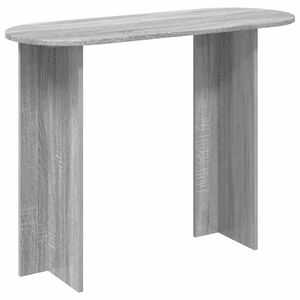 vidaXL Console Table Grey Sonoma 100 x 39.5 x 75 cm Engineered Wood