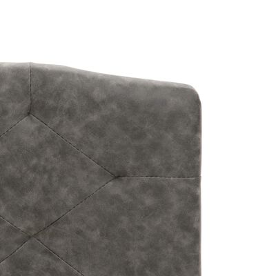 vidaXL Bed Frame Dark Grey Fabric 180x200 cm 6FT Super King