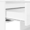 vidaXL Bedroom Dressing Tables High Gloss White 80 x 39.6 x 135 cm