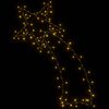 vidaXL Christmas Lights Shooting Star Silhouette 115 LEDs Warm White