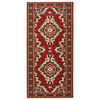 vidaXL Runner Rug BCF Oriental Red 100x200 cm