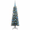 vidaXL Artificial Christmas Tree with 150 LEDs with Stand Green 120 cm