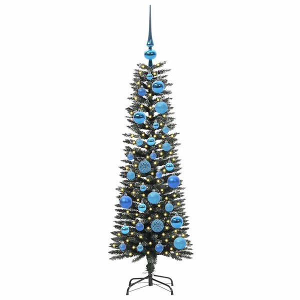 vidaXL Artificial Christmas Tree with 150 LEDs with Stand Green 120 cm