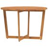 vidaXL Garden Dining Table Round Ø110x75 cm Solid Wood Acacia