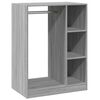 vidaXL Wardrobe Grey Sonoma 77x48x102 cm Engineered Wood