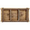 vidaXL Tray with Storage 4 pcs Brown 30 x 14 x 9 cm Solid Reclaim Wood