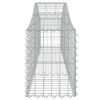 vidaXL Arched Gabion Baskets 30 pcs 200x30x40/60 cm Galvanised Iron