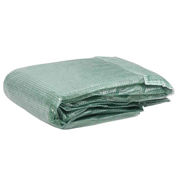 vidaXL Greenhouse Replacement Cover (18 m&sup2;) 300x600x200 cm Green