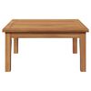 vidaXL Garden Table Brown Solid Teak wood