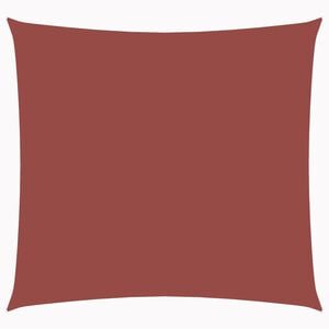 vidaXL Sunshade Sail Oxford Fabric Square 3.6x3.6 m Terracotta