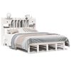 vidaXL Bookcase Bed without Mattress White 140x190 cm Solid Wood Pine
