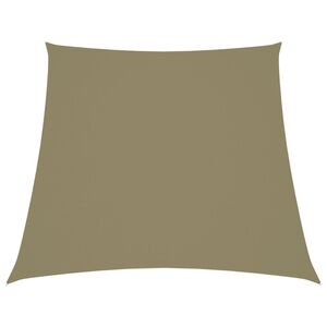 vidaXL Sunshade Sail Oxford Fabric Trapezium 2/4x3 m Beige