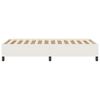 vidaXL Platform Bed Frame Cream 90 x 200 cm Fabric