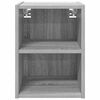 vidaXL Hanging Cabinet Grey Sonoma 30 x 29.5 x 40 cm Engineered Wood