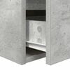 vidaXL Wall-mounted Bedside Cabinets 2 pcs Concrete Grey 38x34x40 cm