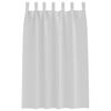 vidaXL Blackout Curtains with Rings 2 pcs Pale Grey 175 x 140 cm