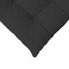 vidaXL Seat Cushions 4 pcs Black 40 x 40 x 6 cm Microfibre