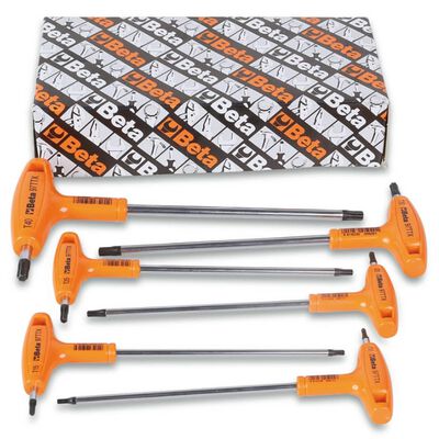 Beta Tools 6 Piece Offset Key Wrenches with Handles Set 97TTX/S6