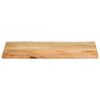 vidaXL Table Top 120x60x2.5 cm Live Edge Solid Wood Mango
