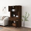 vidaXL Highboard Brown Oak Engineered Wood