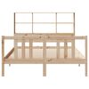 vidaXL Bookcase Bed without Mattress 120x200cm Solid Wood Pine