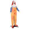 vidaXL Halloween Scary Clown SPOOKA Yellow and Blue 126.5 x 180 cm