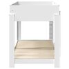 vidaXL Bunk Bed for Kids White 100 x 200 cm Engineered Wood