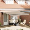 vidaXL Retractable Awning Beige 400 x 300 cm Polyester and Steel