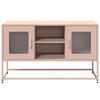 vidaXL TV Cabinet Pink 100.5x39x60.5 cm Steel