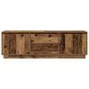 vidaXL TV Cabinet with LED Lights Old Wood 160.5x41x50 cm