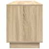 vidaXL TV Cabinet with LED Lights Sonoma Oak 193.5x41x50 cm