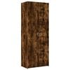 vidaXL Highboard Smoked Oak 70x42.5x185 cm Engineered Wood