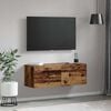 vidaXL Wall-Mounted Cabinet Wall-mounted Old Wood 100 x 36.5 x 35 cm